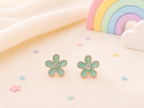 Playful & Hypoallergenic Kids Enamel Stud Earrings Collection