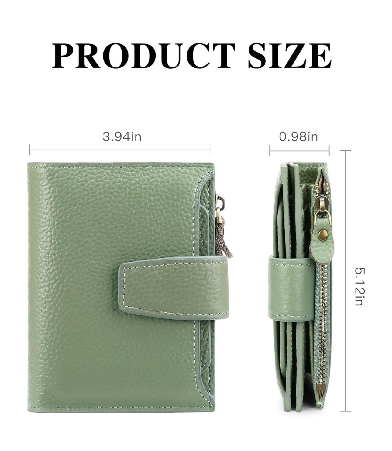 Multi-Functional Faux Leather Medium Wallet for Women – RFID Blocking