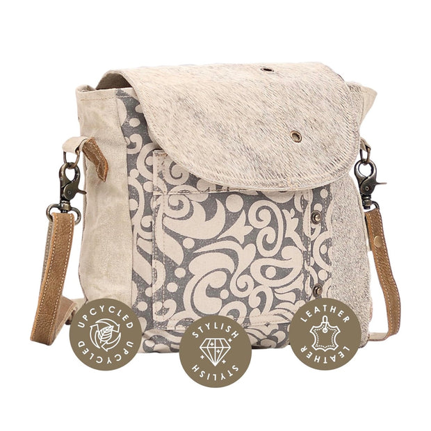 Factural Messenger Bag