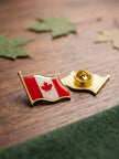 Canadian Flag Metal Lapel Pin.
