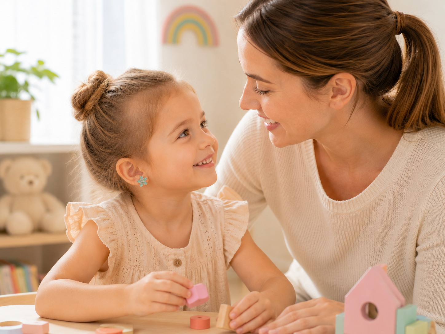 Playful & Hypoallergenic Kids Enamel Stud Earrings Collection