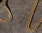 Minimalist Gold Over Sterling Silver Cuban Chain – 3mm Elegant Necklace