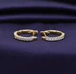 Minimalist Gold-Plated Mini Huggie Earrings in Authentic 925 Silver