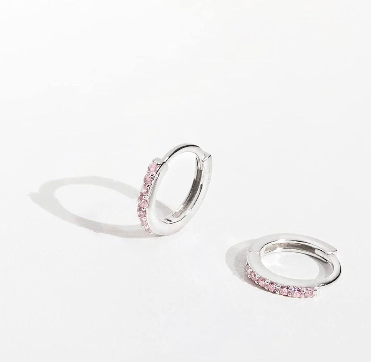 Small Hoop Huggie Earrings