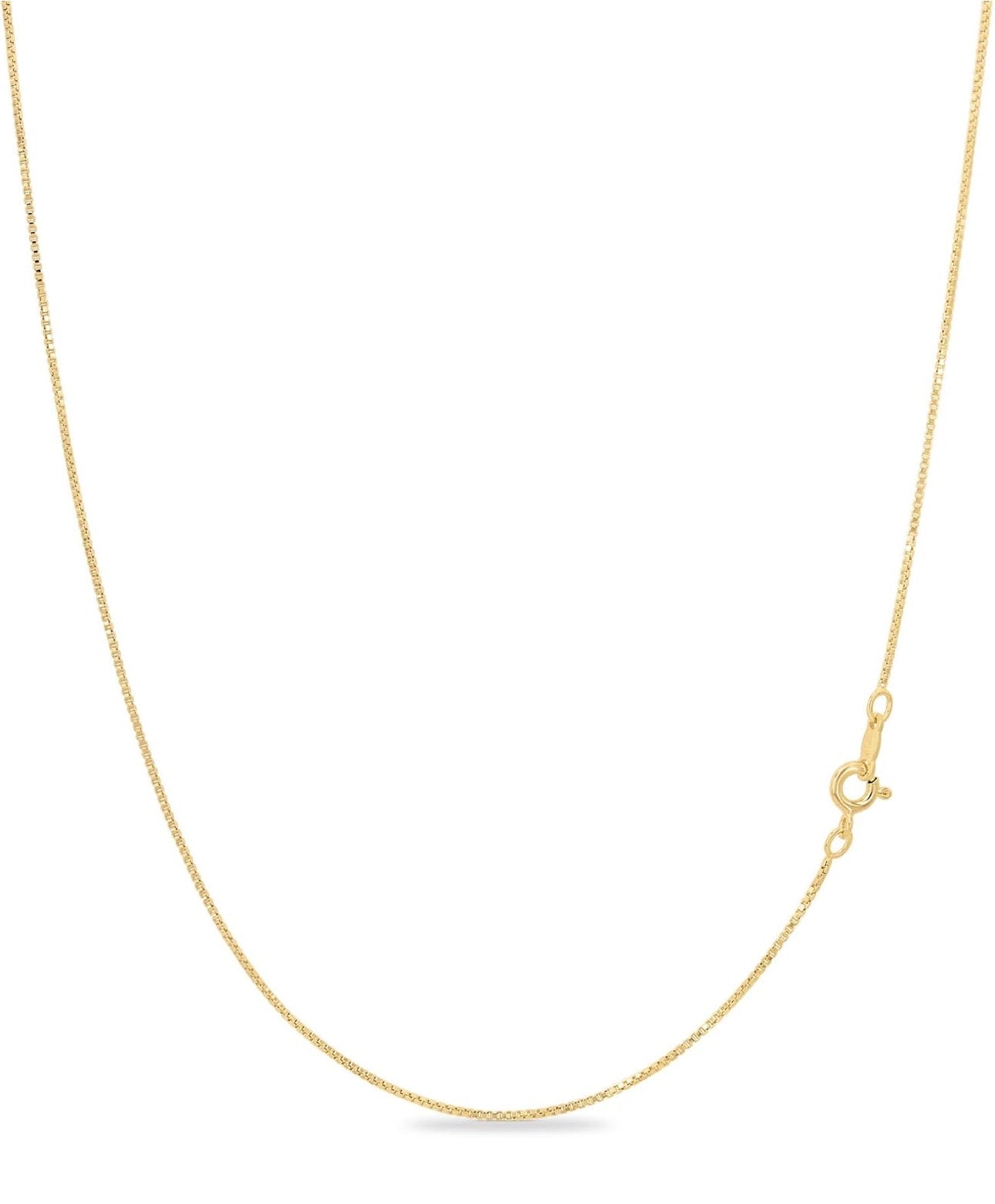 18K Gold Over Sterling Silver 0.8 mm