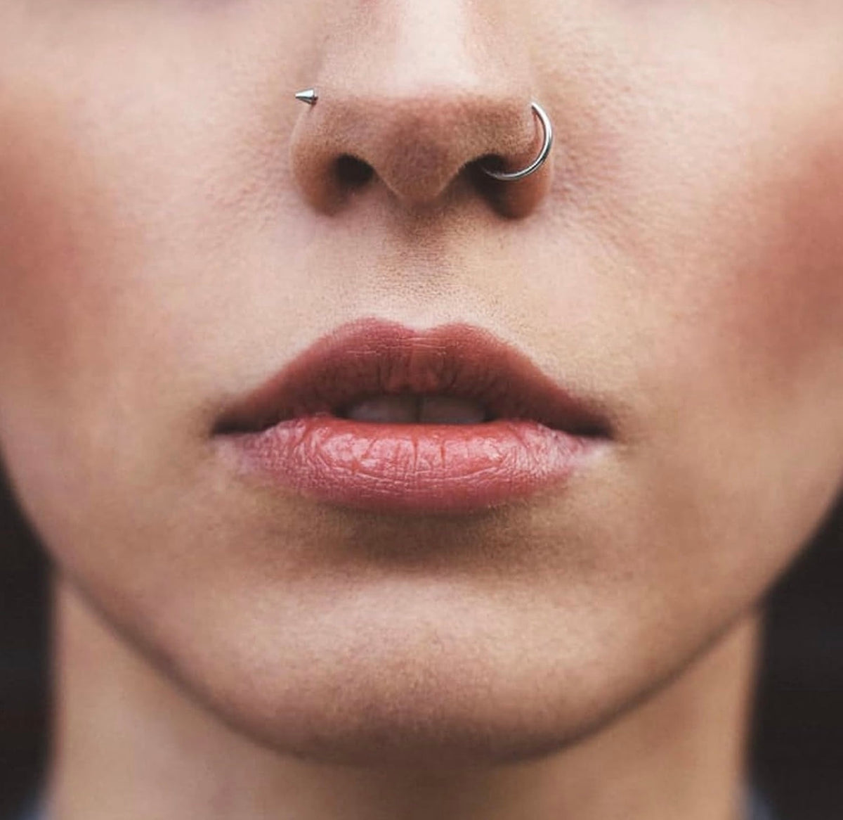 20G Surgical Steel Nose Ring – 7mm Silver Seamless Piercing Hoop