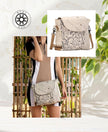 Factural Canvas & Leather Messenger Bag - Work to Weekend