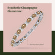 Sparkling Oval & Round Cubic Zirconia Tennis Bracelet – Everyday Luxury