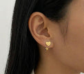 16G Gold Surgical Steel Stud – Minimalist Geometric Cartilage Piercing