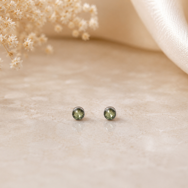2mm Mini Colorful Crystal Magnetic Studs – Non-Pierced Fake Piercing