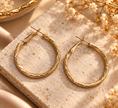 Boho Rose Gold Earring Set – 6 Pairs of Tassel Drops, Twisted Hoops & Studs