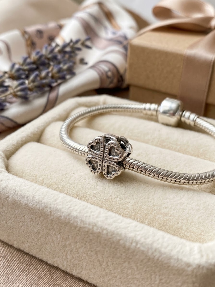 Vintage Silver Charm Beads – Antique European Bracelet Charms & Pendants