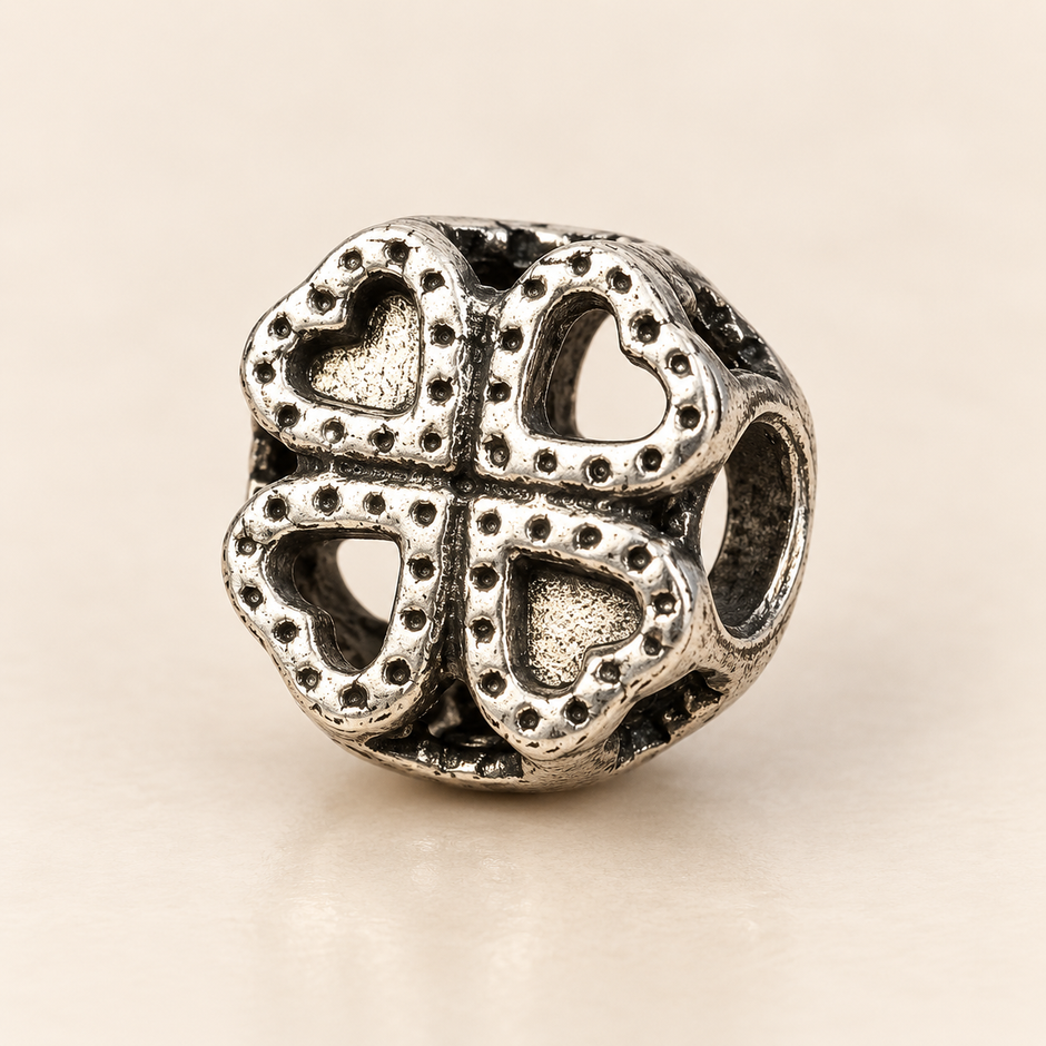 Vintage Silver Charm Beads – Antique European Bracelet Charms & Pendants