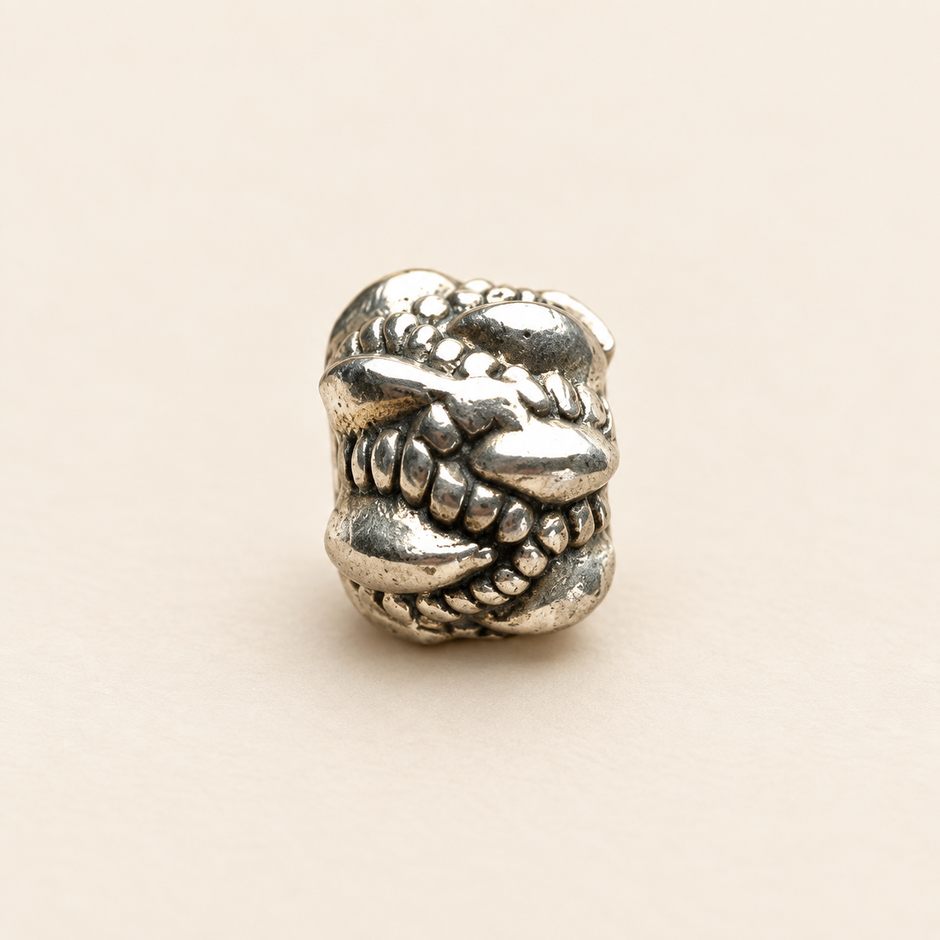 Vintage Silver Charm Beads – Antique European Bracelet Charms & Pendants