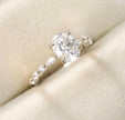 925 Sterling Silver Engagement Ring – Round Cut Solitaire Ring for Women
