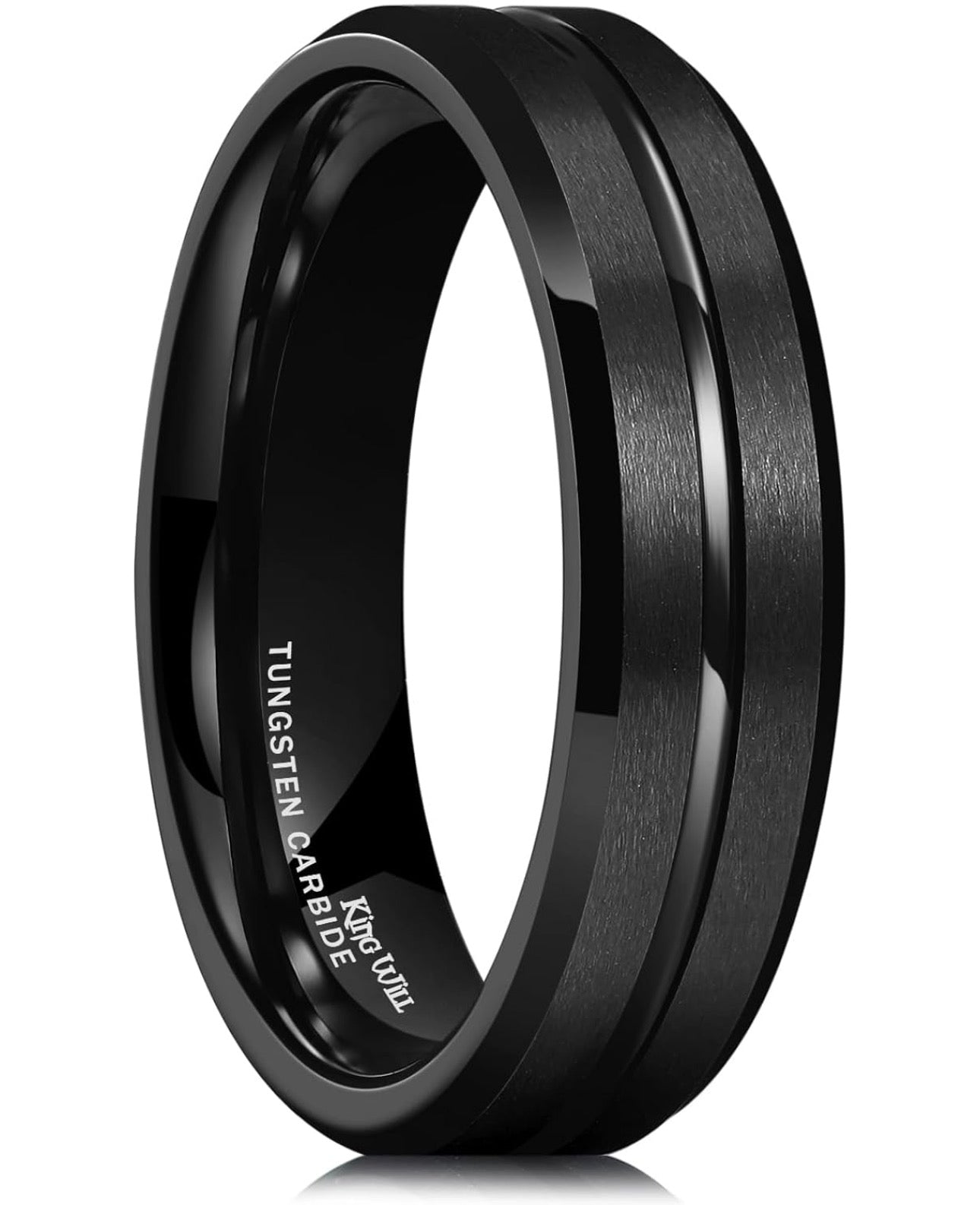 Tungsten Wedding Ring 8 mm