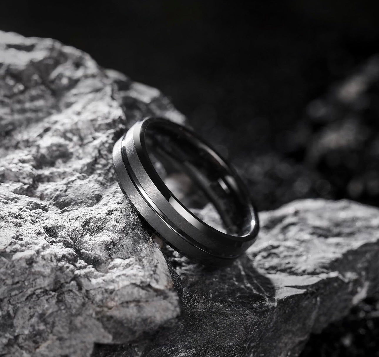 Tungsten Wedding Ring 8 mm