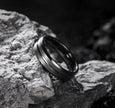 Genuine Tungsten Carbide Wedding Ring for Men & Women – 8mm Durable Classic Band