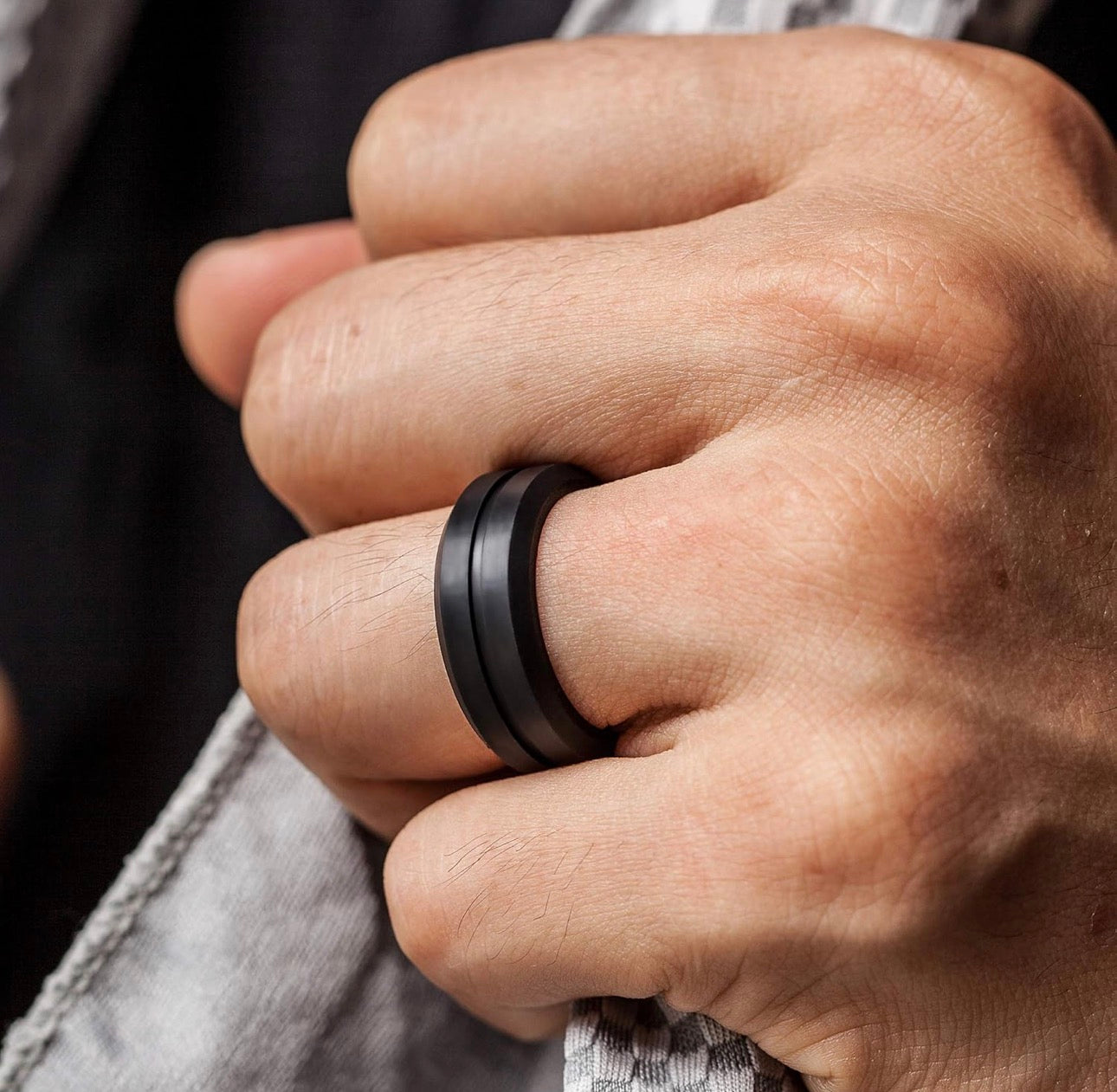 Tungsten Wedding Ring 8 mm