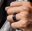 Genuine Tungsten Carbide Wedding Ring for Men & Women – 8mm Durable Classic Band