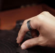 Stainless Steel Rune Viking Ring – Norse Mythology Band for Men & Women