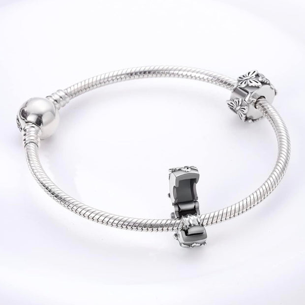 Detailed Butterfly Silver Charm – Perfect Gift for Bracelet Collectors