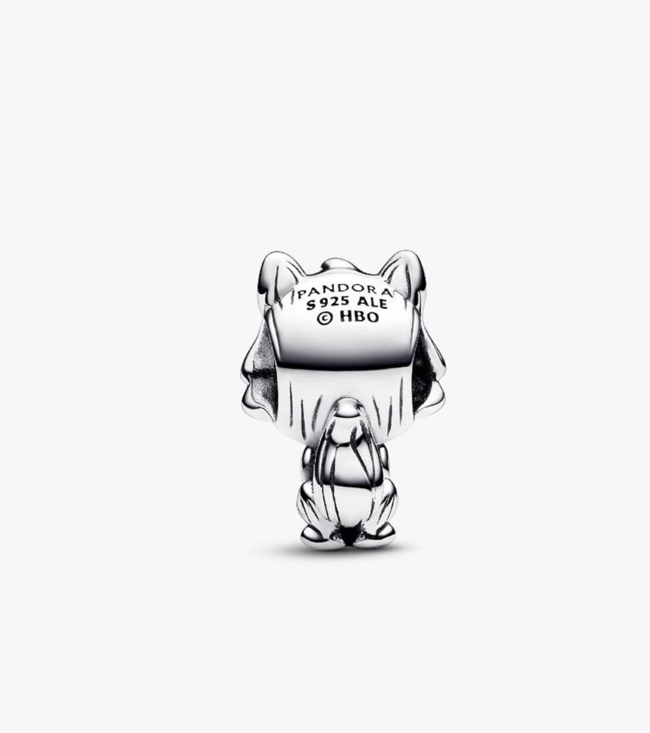 Game Of Thrones Ghost Direwolf Charm