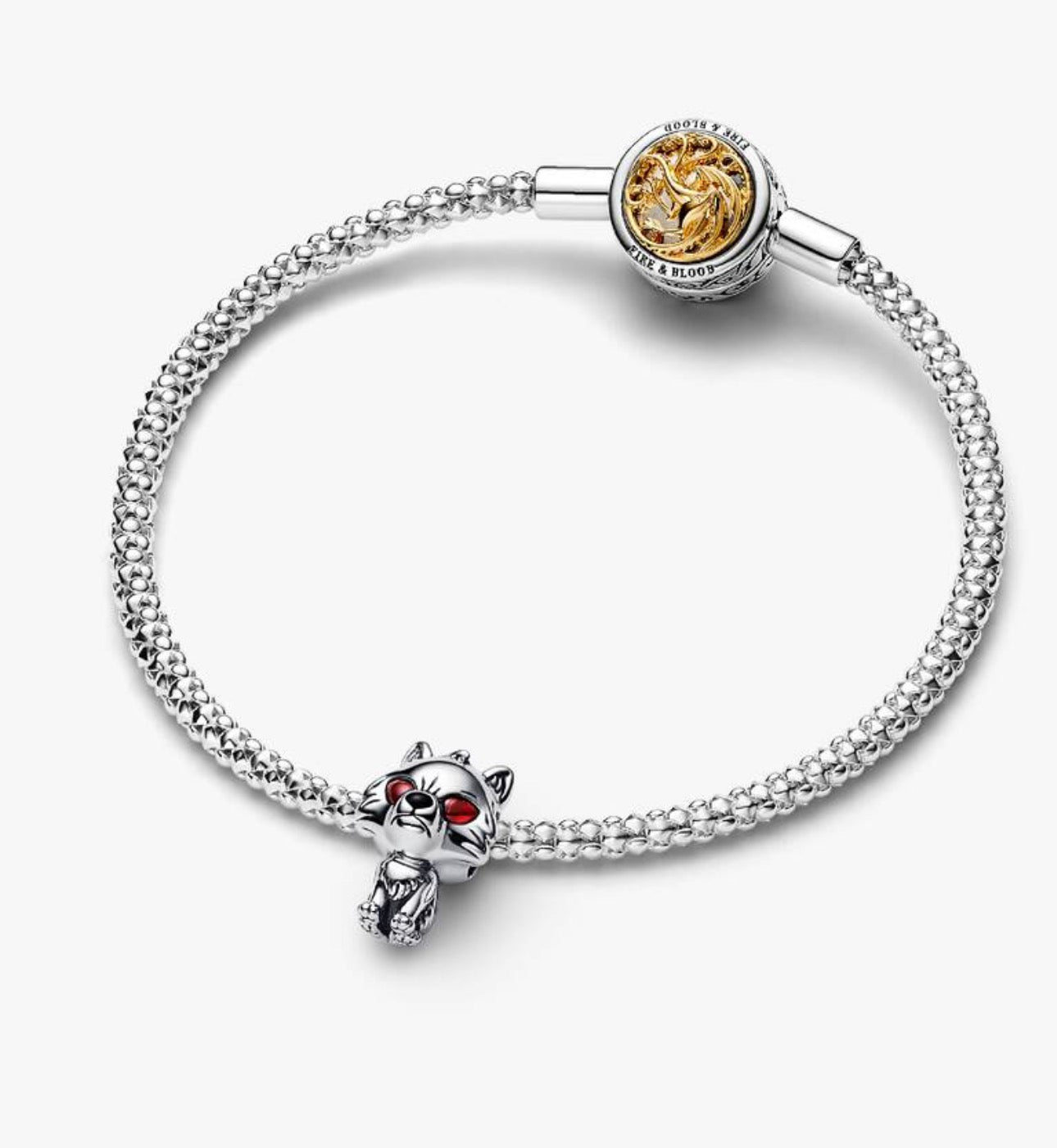 Game Of Thrones Ghost Direwolf Charm