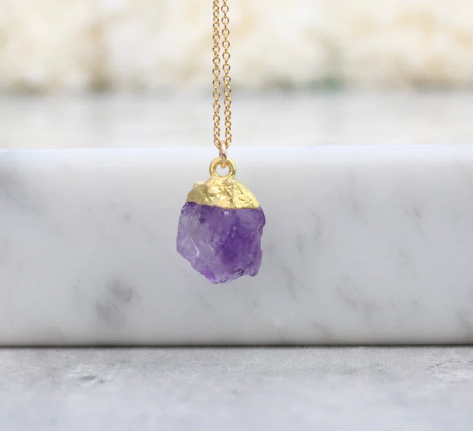 Amethyst Gem Necklace