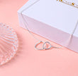 Elegant Double Infinity Symbol Necklace 18 Inch – Meaningful Connection Gift
