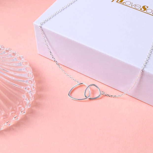 Elegant Double Infinity Symbol Necklace – Meaningful Connection Gift