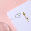 Elegant Double Infinity Symbol Necklace 18 Inch – Meaningful Connection Gift