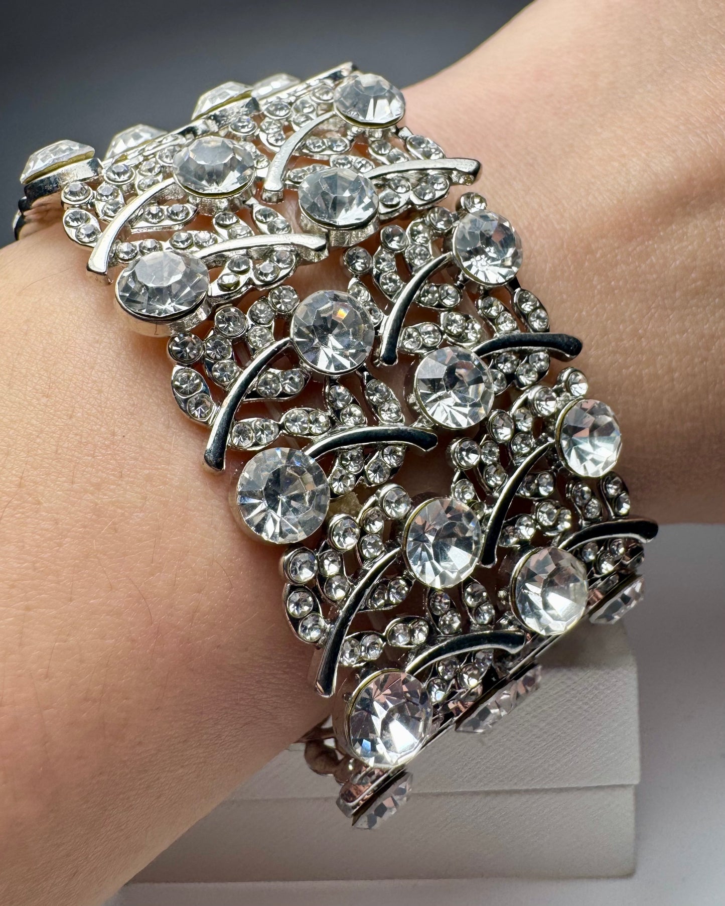 Crystal Elastic Bridal Bracelet
