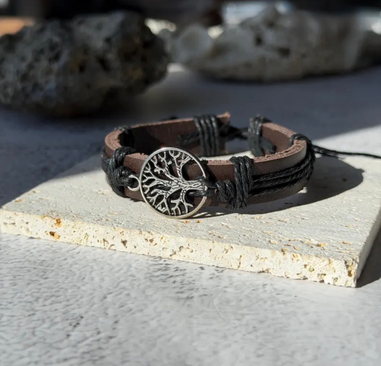 Vintage Leather Braided Bracelet