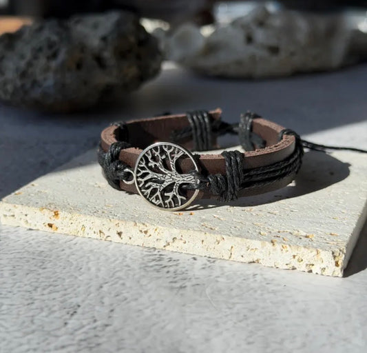 Vintage Leather Braided Bracelet