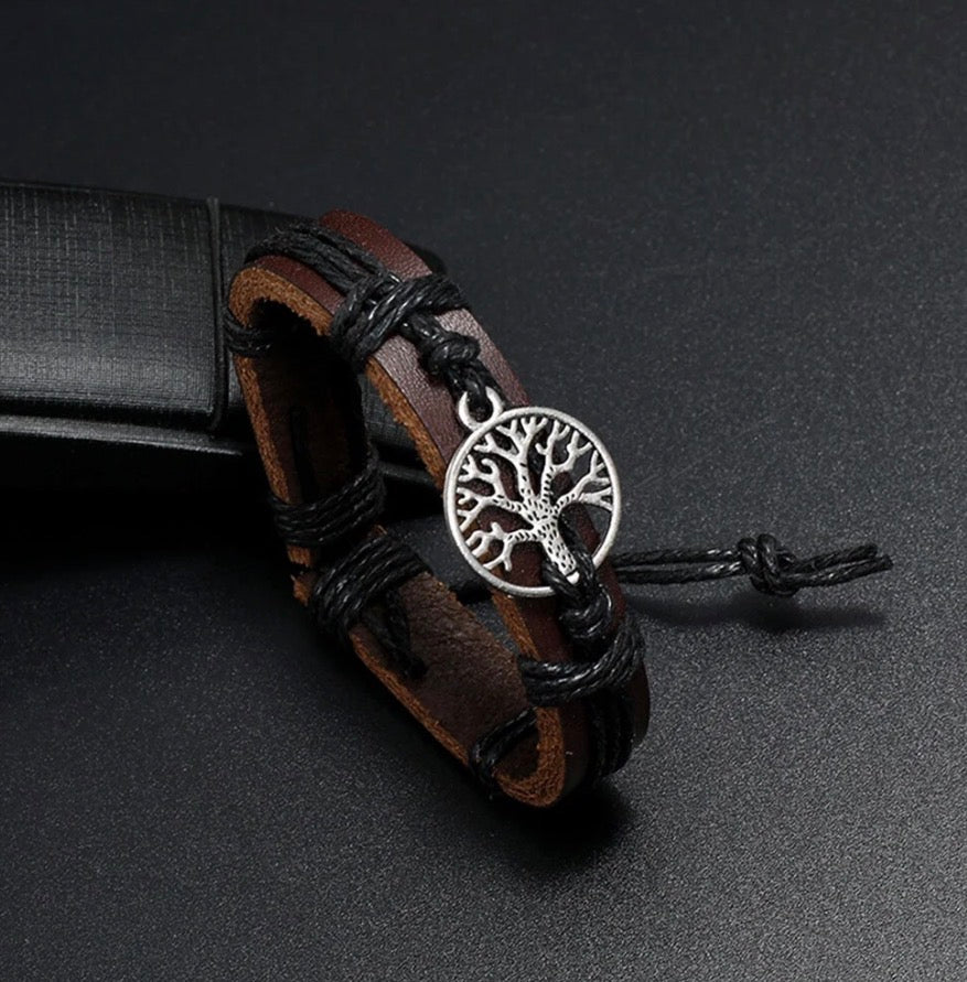 Vintage Leather Braided Bracelet