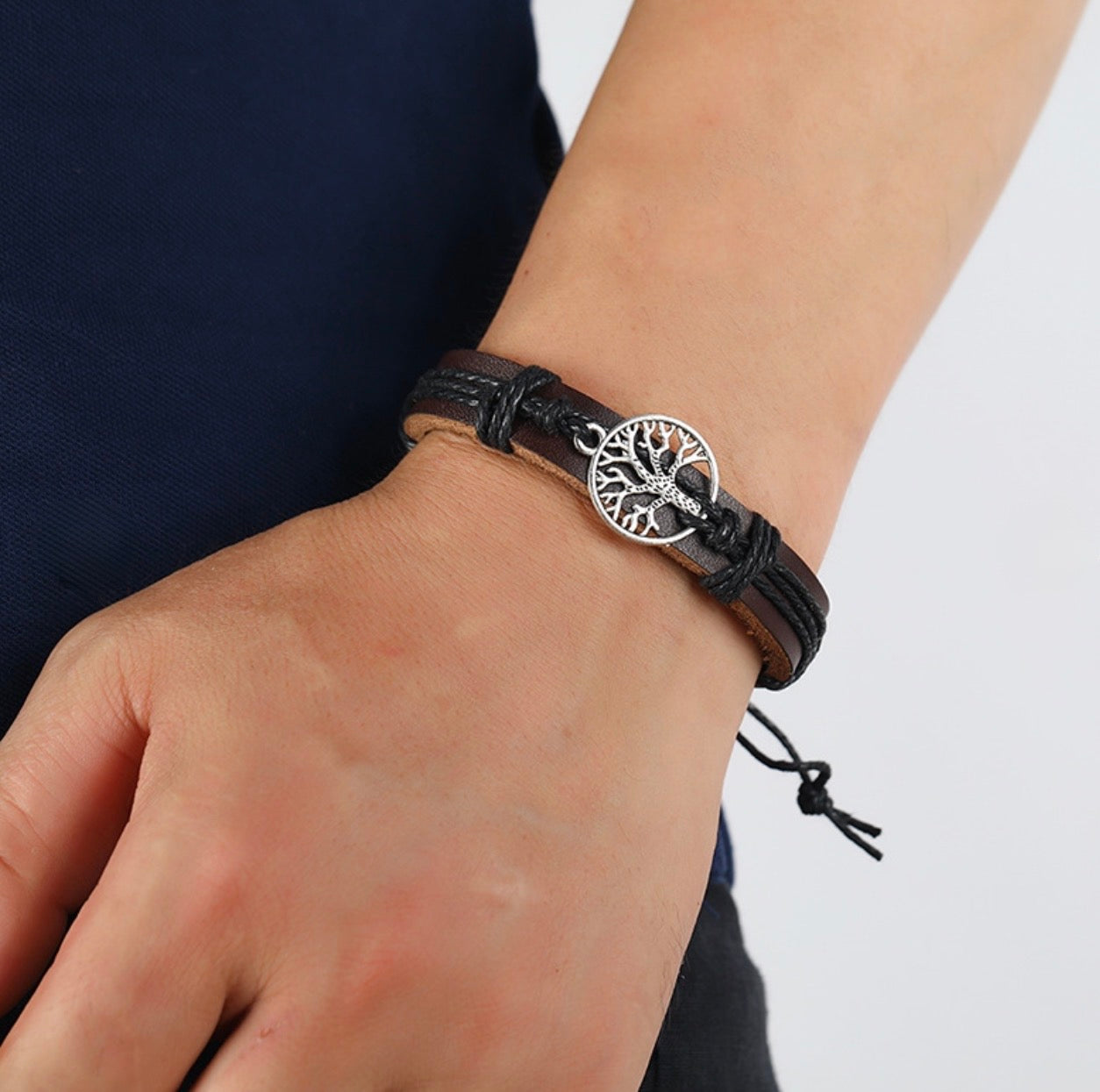 Vintage Leather Braided Bracelet