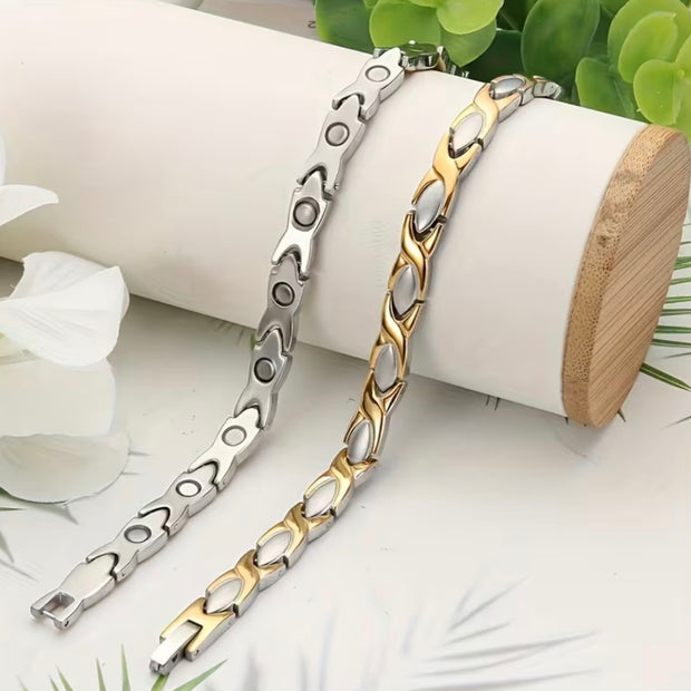 Magnetic Therapy Bracelet – Durable 316L Titanium Steel Health Jewelry