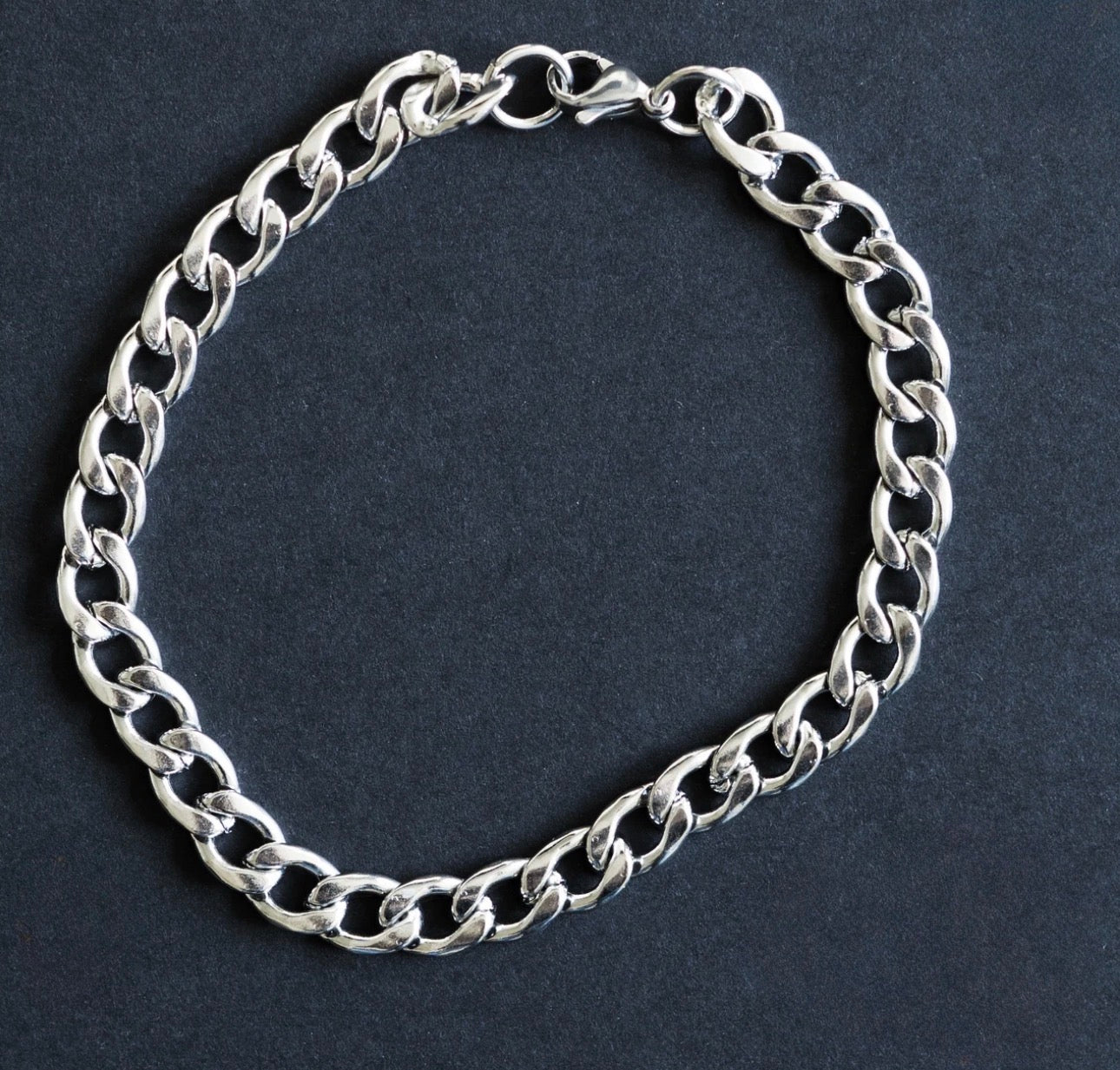 Cuban Figaro Curb Link Chain Bracelet