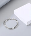 Classic Figaro Curb Bracelet – Minimalist Stainless Steel Everyday Jewelry