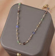 Vibrant Summer Beaded Necklace – Playful Adjustable Choker for Her