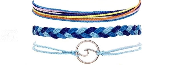 Stackable Beach Rope Bracelet – Minimalist Boho Summer Jewelry