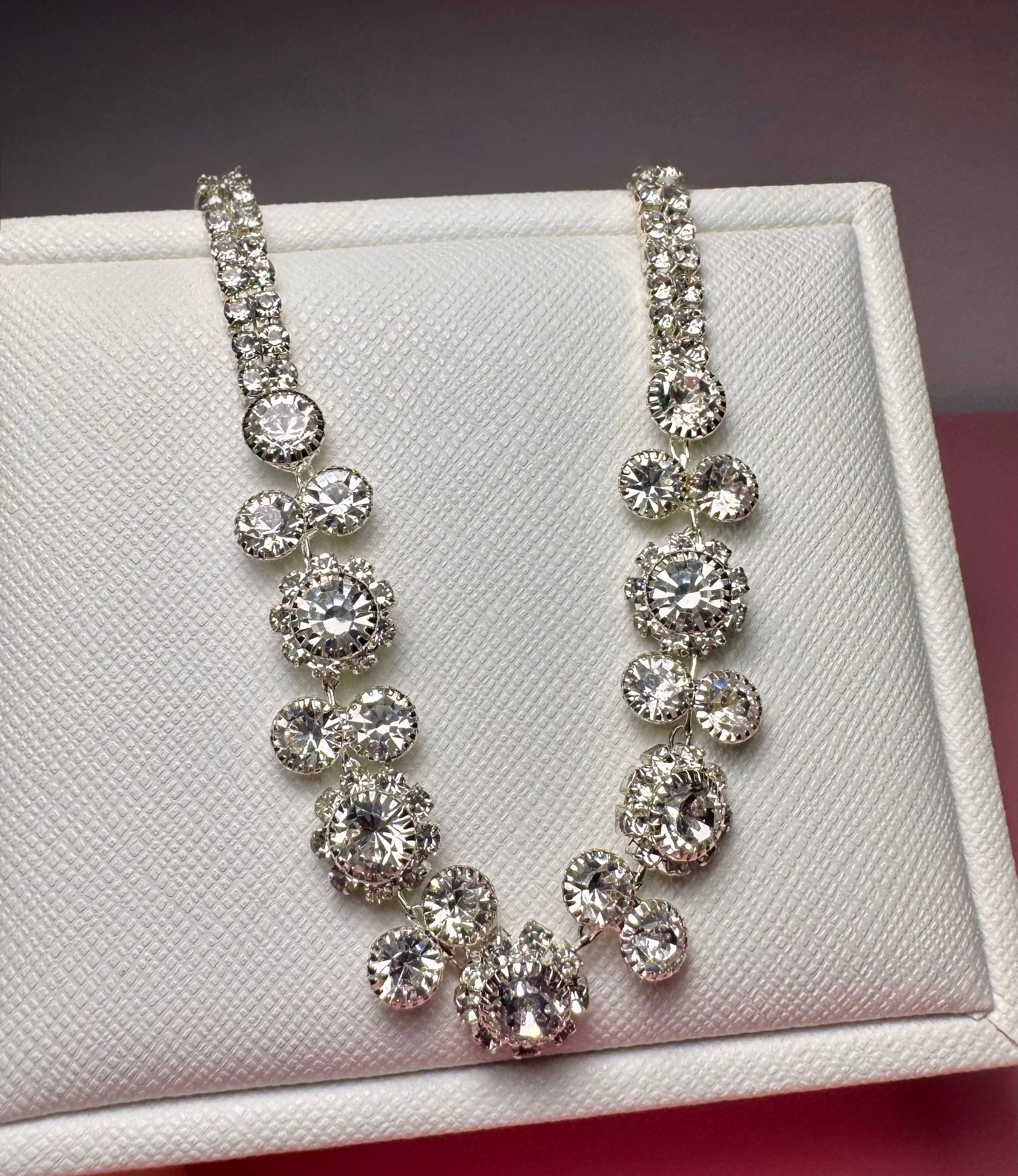 Stainless Steel Cubic Zirconia Tennis Bracelet – 7.1 Inch Sparkle Jewelry