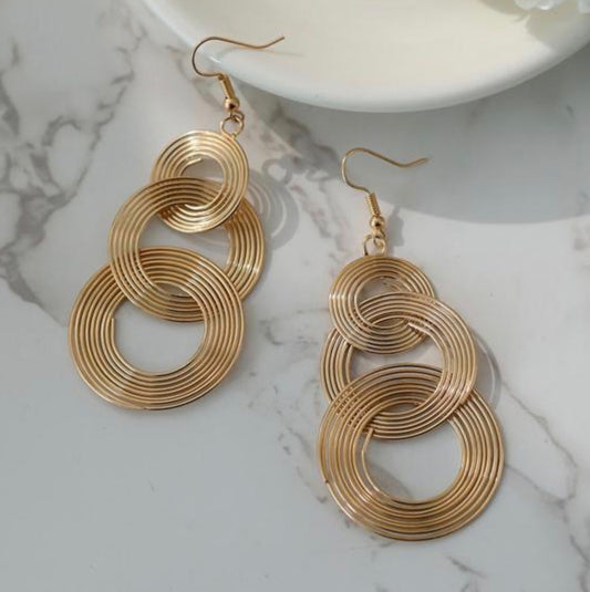 Long 70s Disco Earrings