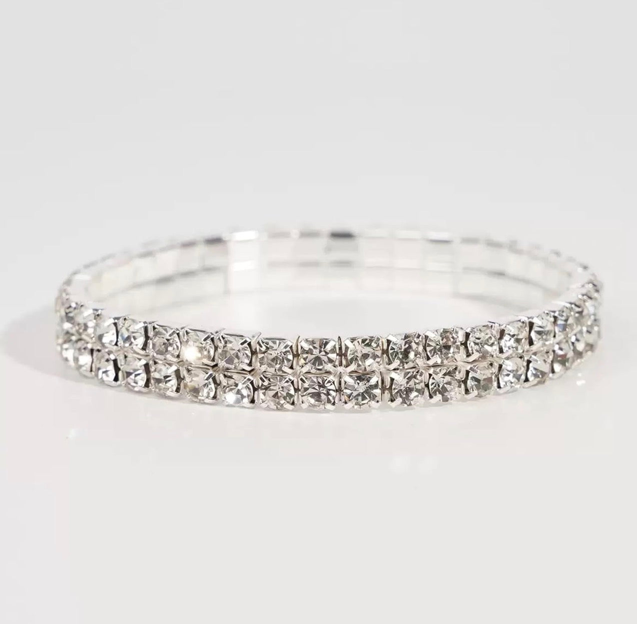Luxury Multilayer Shining Stretch Wide Tennis Bracelet