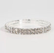 Luxury Multilayer Crystal Tennis Bracelet – Wide Stretch Statement Cuff