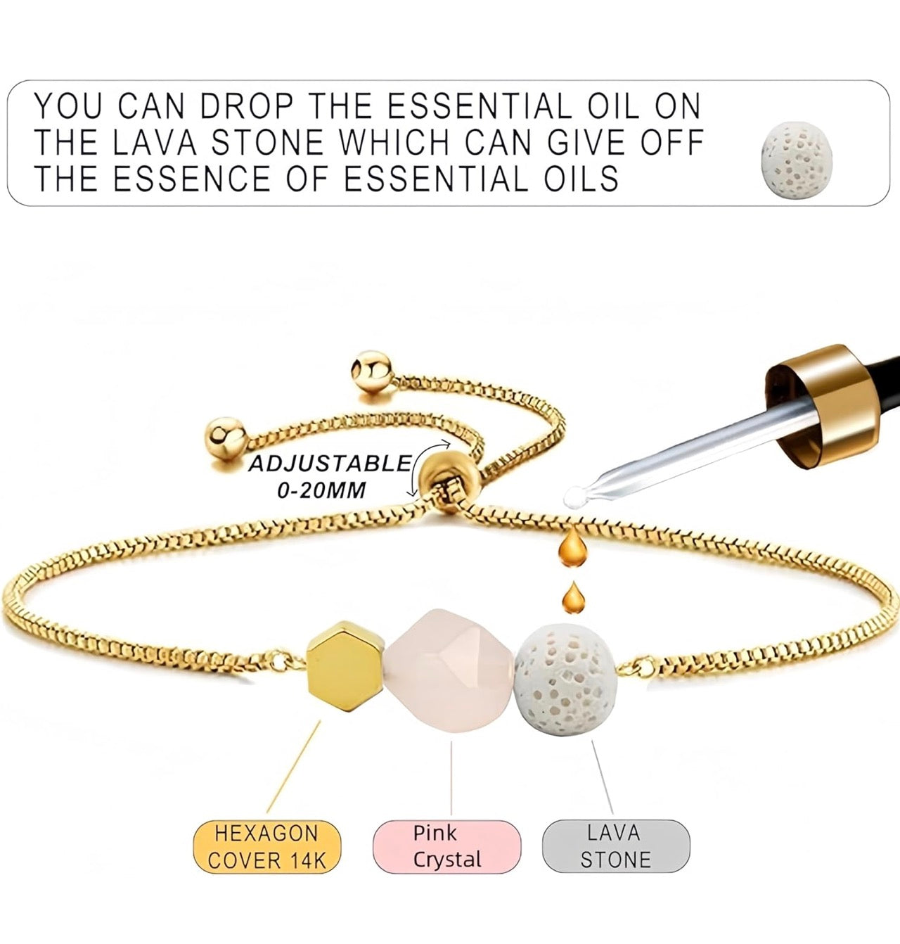 Essential Oil Diffuser Bracelet
