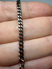 Classic 3mm Cuban Link Bracelet for Men & Women – Adjustable 8.5