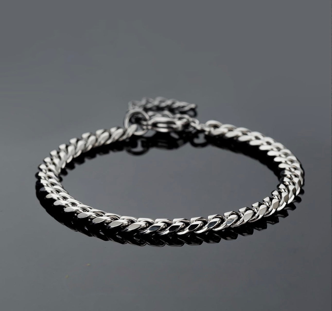 Cuban Link Chain Bracelet 3 mm