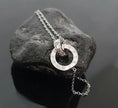Stainless Steel Interlocking Harmony Pendant Bracelet – Adjustable 6.7